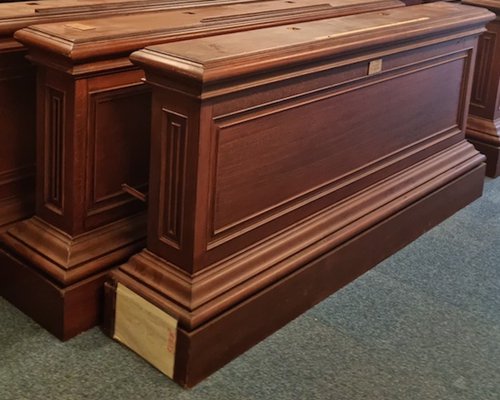 Oak Plinths from the set of Bridgerton Oak Plinths from the set of Bridgerton