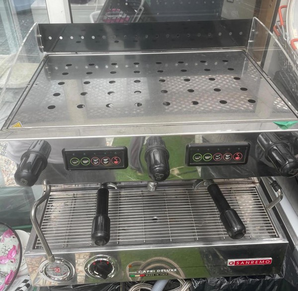 Secondhand Sanremo Capri Deluxe 2 Group Espresso Machine For Sale