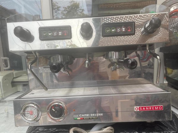 Secondhand Sanremo Capri Deluxe 2 Group Espresso Machine For Sale