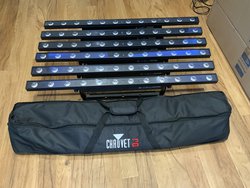 8 Chauvet Colorband Pix USB LED Pixel Battens