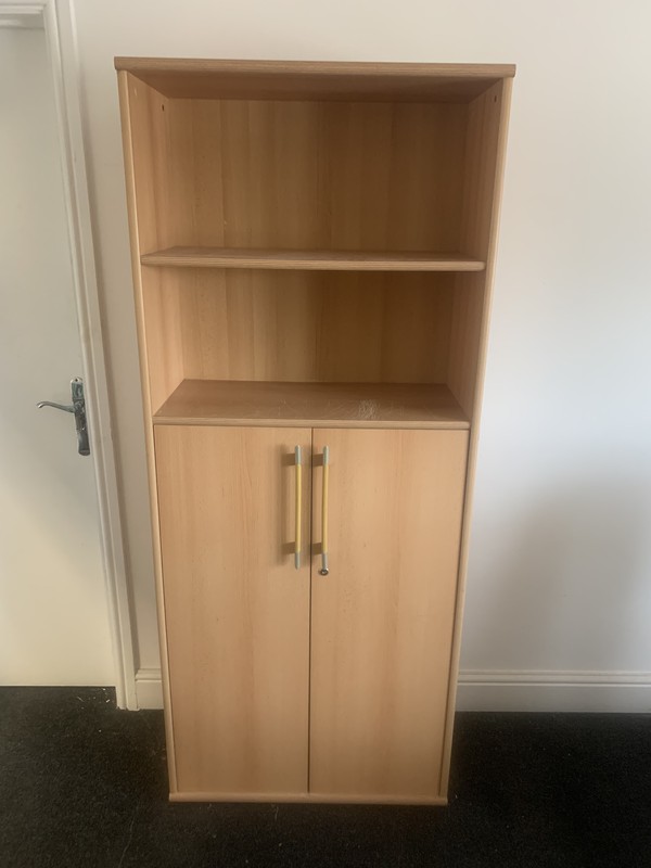 Secondhand Wooden Cupboard with Shelving For Sale