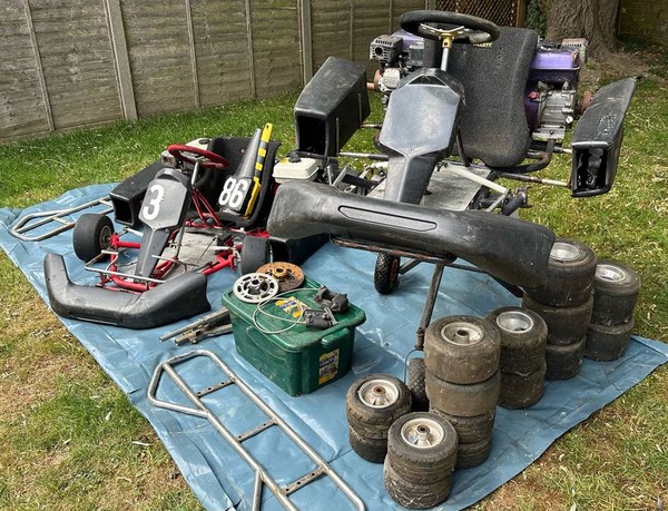 2x Deavinson GX160 Pro Karts For Sale