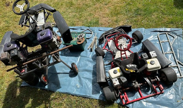 Secondhand 2x Deavinson GX160 Pro Karts