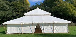 Secondhand 12m x 12m Double Tiered Mughal Tent For Sale