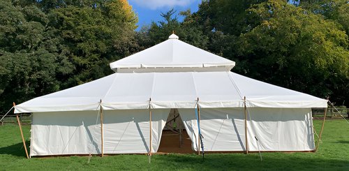 Secondhand 12m x 12m Double Tiered Mughal Tent For Sale Secondhand 12m x 12m Double Tiered Mughal Tent For Sale