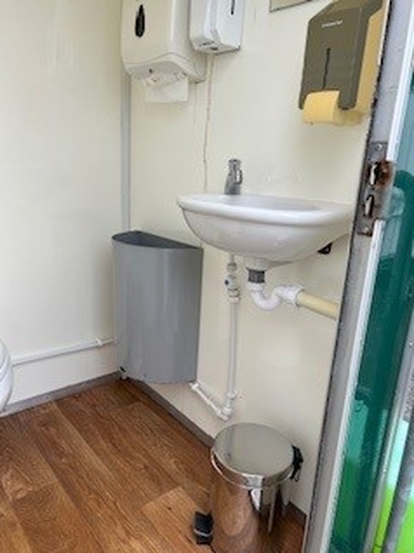 Used Single Toilet Unit