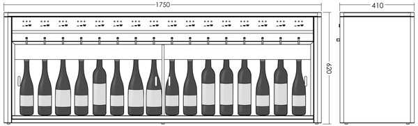 16 Bottle Wine Dispenser For Sale