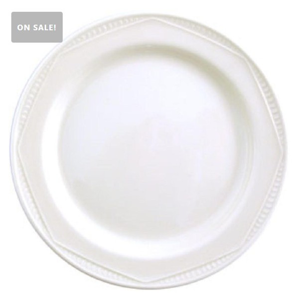 Steelite White Monte Carlo Plate - 23cm