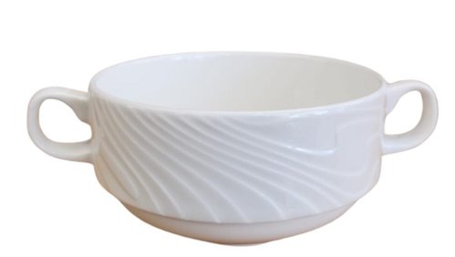 Steelite Optik Soup Cup Hdl 10oz Steelite Optik Soup Cup Hdl 10oz