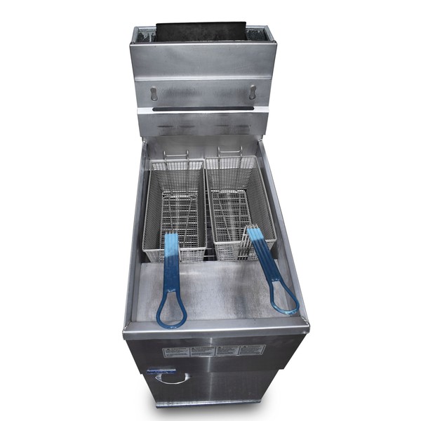 Secondhand Pitco Single Tank Double Basket Fryer