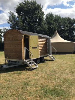 Shepperd's Hut toilet trailer for sale