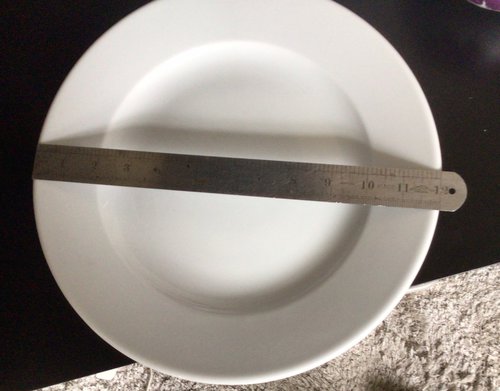 Secondhand Porcelite 12" White Dinner Plates For Sale Secondhand Porcelite 12" White Dinner Plates For Sale