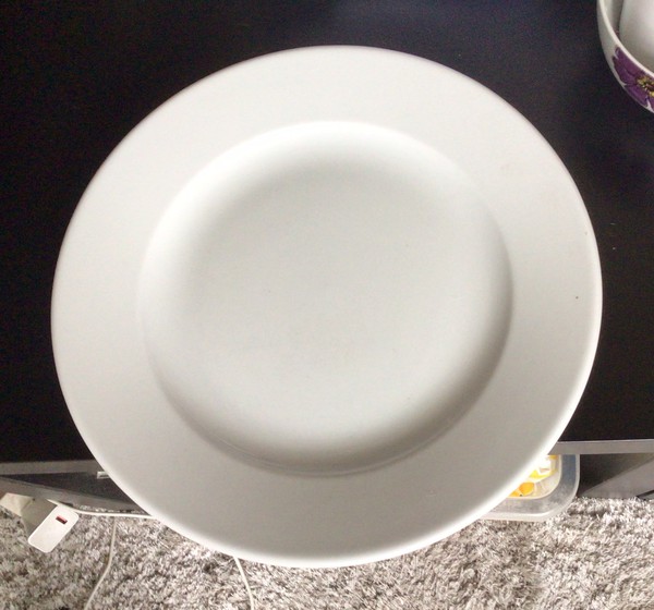 Porcelite 12" White Dinner Plates For Sale