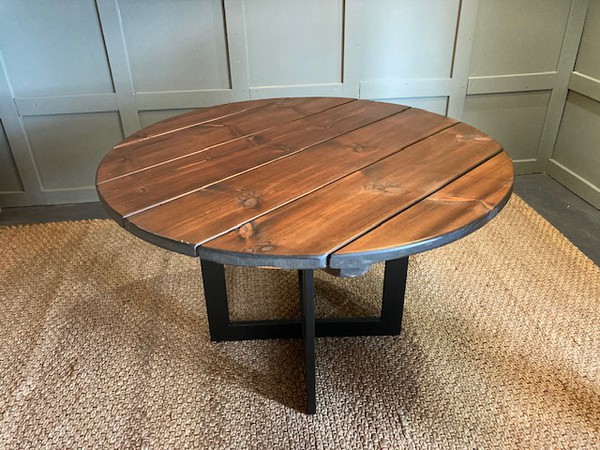 Round Bespoke Rustic Table