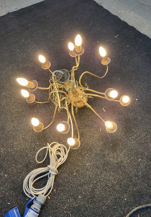 5x 12 Arm Chandelier For Sale 5x 12 Arm Chandelier For Sale