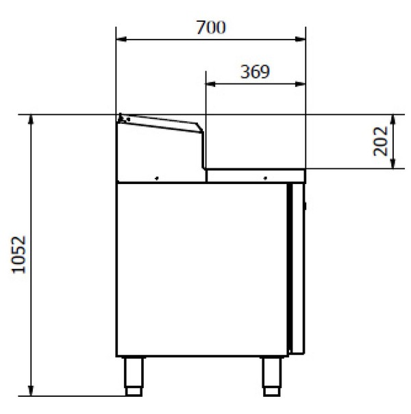 Sterling Pro 3 Door Pizza Prep Counter, 428 Litres