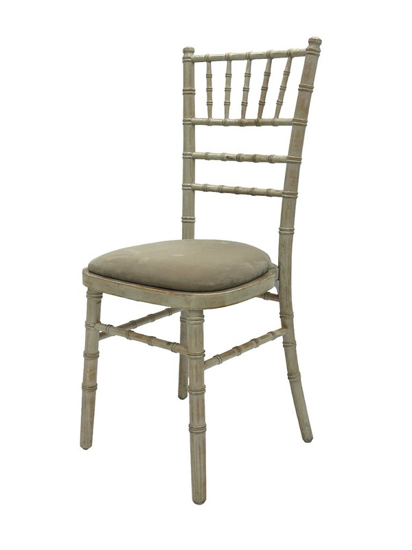 Ex Hire Used Limewash Chiavari Chairs for sale