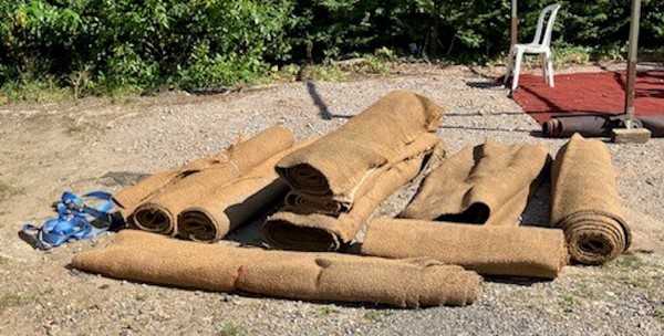 Rolls of Coir / Coconut Natural Matting