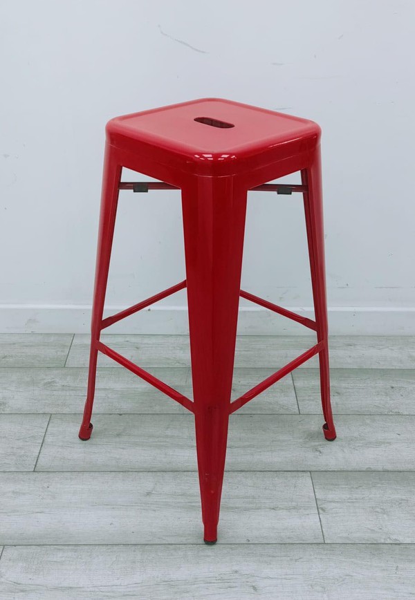 75x Toledo Tolix-Style Metal Bar Stool For Sale