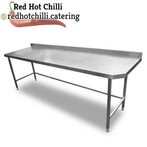 2.4m Stainless Steel Table  (Ref: 1757)