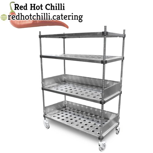 1.19m Stainless Steel Shelving Unit  (Ref: 1741) 1.19m Stainless Steel Shelving Unit  (Ref: 1741)