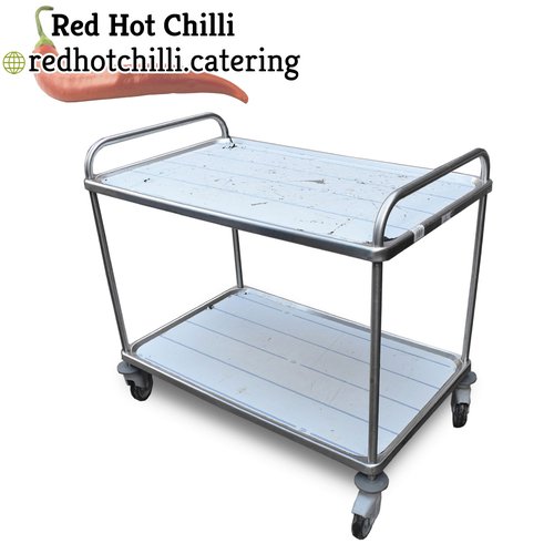 1.07m Stainless Steel Service Trolley  (Ref: 1742) 1.07m Stainless Steel Service Trolley  (Ref: 1742)