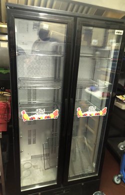 Secondhand Rhino Double Tall Fridge For Sale