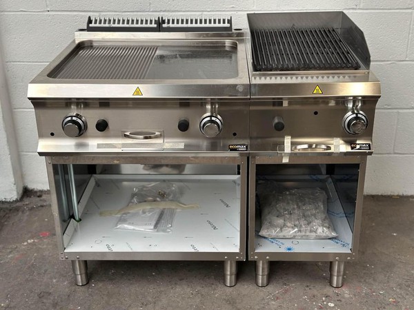 Secondhand Used Hobart Ecomax Lava Rock Chargrill