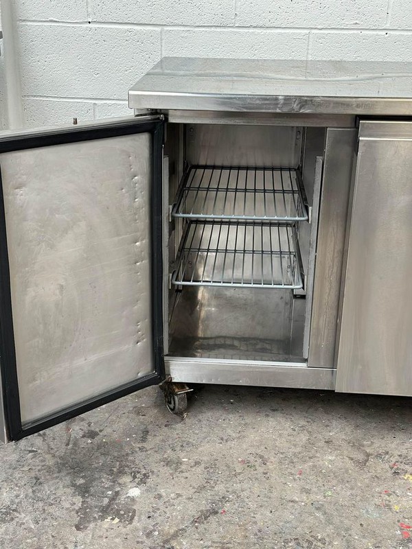 Precision 2 Door Counter Fridge