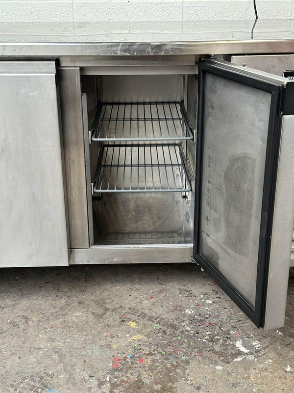 Used Precision 2 Door Counter Fridge