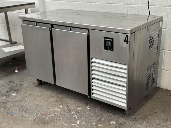 Used Precision 2 Door Counter Fridge For Sale