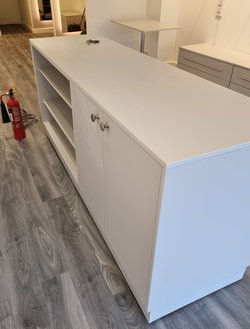 Grey Retail Counter For Sale