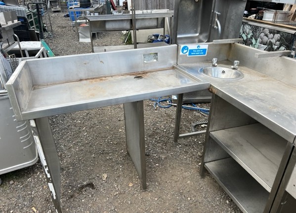 Secondhand Stainless Steel Full Back Bar