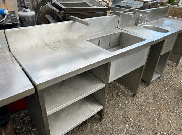 Secondhand Stainless Steel Full Back Bar For Sale