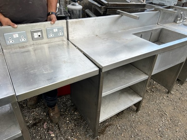 Stainless Steel Full Back Bar