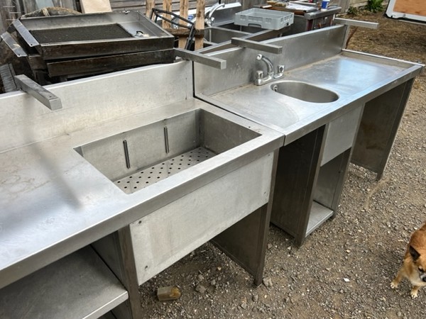 Used Stainless Steel Full Back Bar For Sale