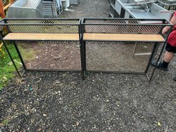 Secondhand 2x Back Bar Units With Glass Holders For Sale