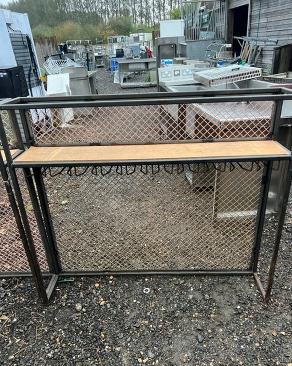 2x Back Bar Units With Glass Holders For Sale