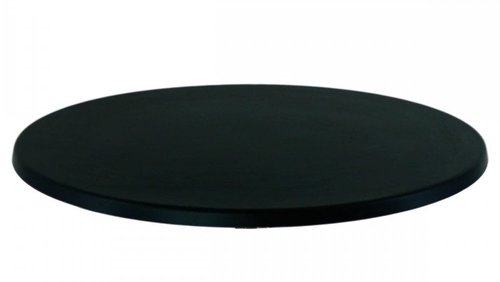 3x Round Black Werzalit Table Tops For Sale 3x Round Black Werzalit Table Tops For Sale