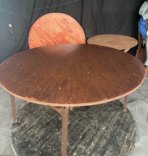 Secondhand 8x 5ft Round Tables For Sale Secondhand 8x 5ft Round Tables For Sale
