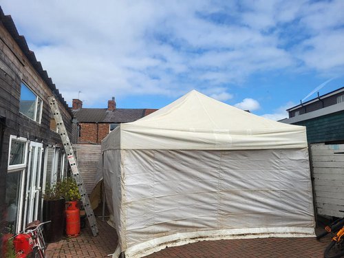 Tectonics 6 x 4.5 m Fast Frame Pop Up Marquee Tectonics 6 x 4.5 m Fast Frame Pop Up Marquee