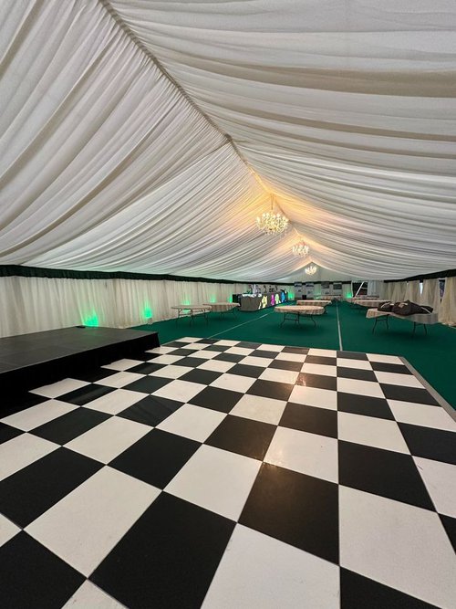 Secondhand 15m Ivory Pleated Roof Linings For Sale Secondhand 15m Ivory Pleated Roof Linings For Sale
