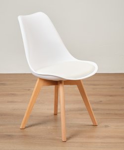 New 21x Cafe/Dining Chairs In White For Sale