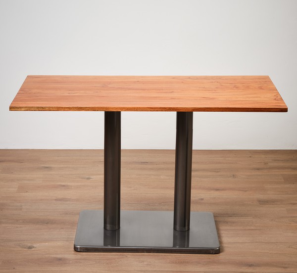 New 19x 120cm x 60cm Elm Cafe Table For Sale