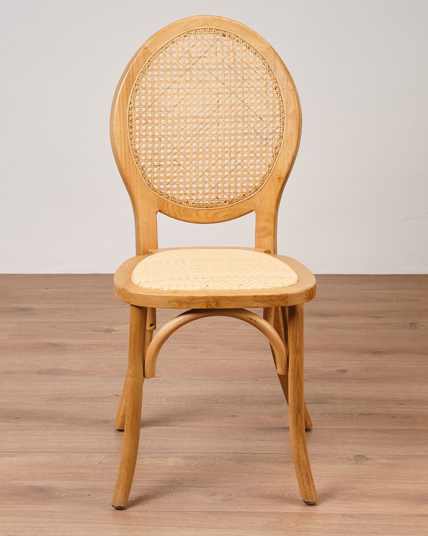 100x Rattan Back Chairs For Sale