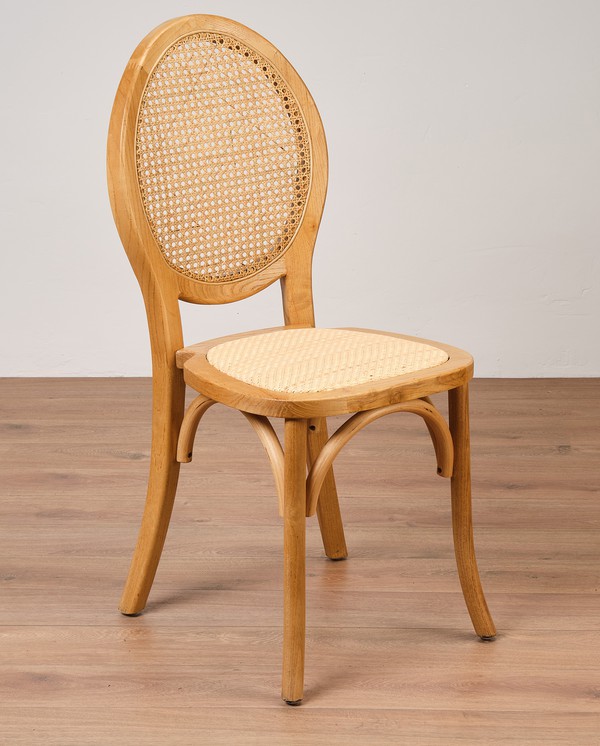 New 100x Rattan Back Chairs For Sale