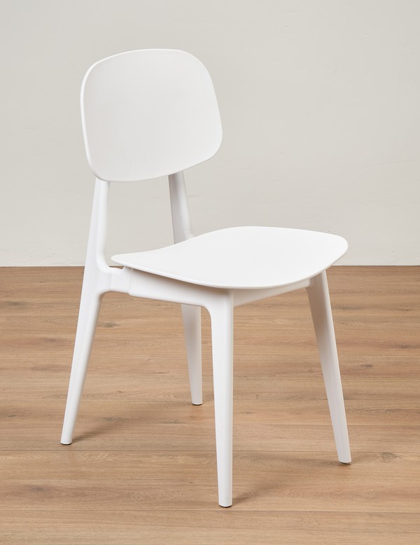 New 8x White Cafe/Dining Chairs