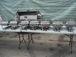 Hog Roasting Machine with double burner