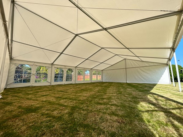 Secondhand 9m x 21m Marquee With Linings