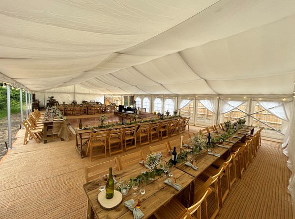 Secondhand Used 9m x 21m Marquee With Linings